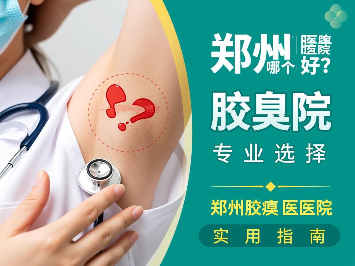 郑州腋臭医院哪个好？专业选择郑州腋臭医院的实用指南