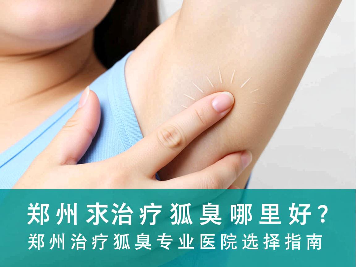郑州治疗狐臭哪里好？郑州治疗狐臭专业医院选择指南