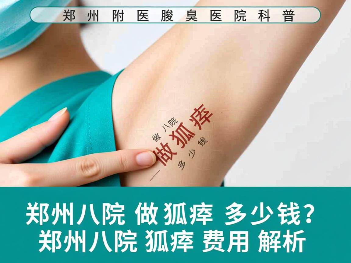 郑州附医腋臭医院科普,郑州八院做狐臭多少钱?郑州八院狐臭费用解析 郑州附医腋臭医院科普,郑州八院做狐臭多少钱?郑州八院狐臭费用解析