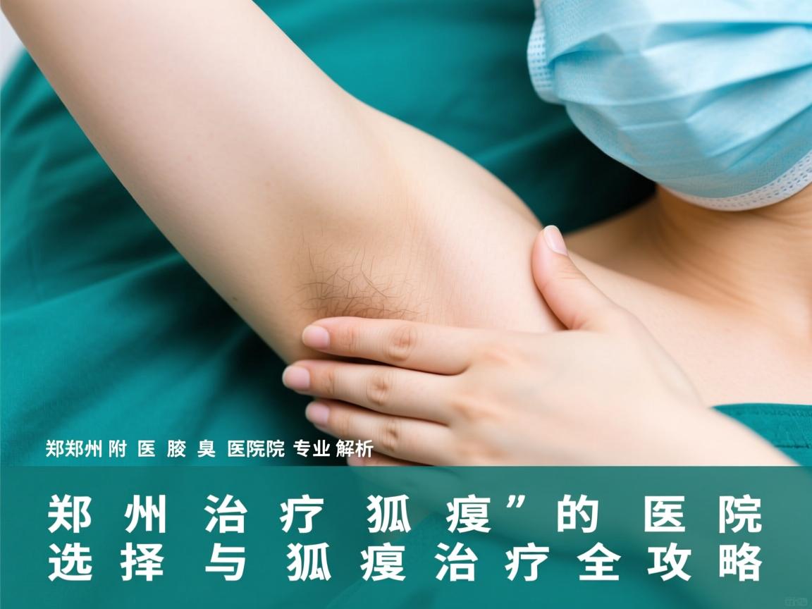 郑州附医腋臭医院专业解析，郑州治疗狐臭的医院选择与狐臭治疗全攻略