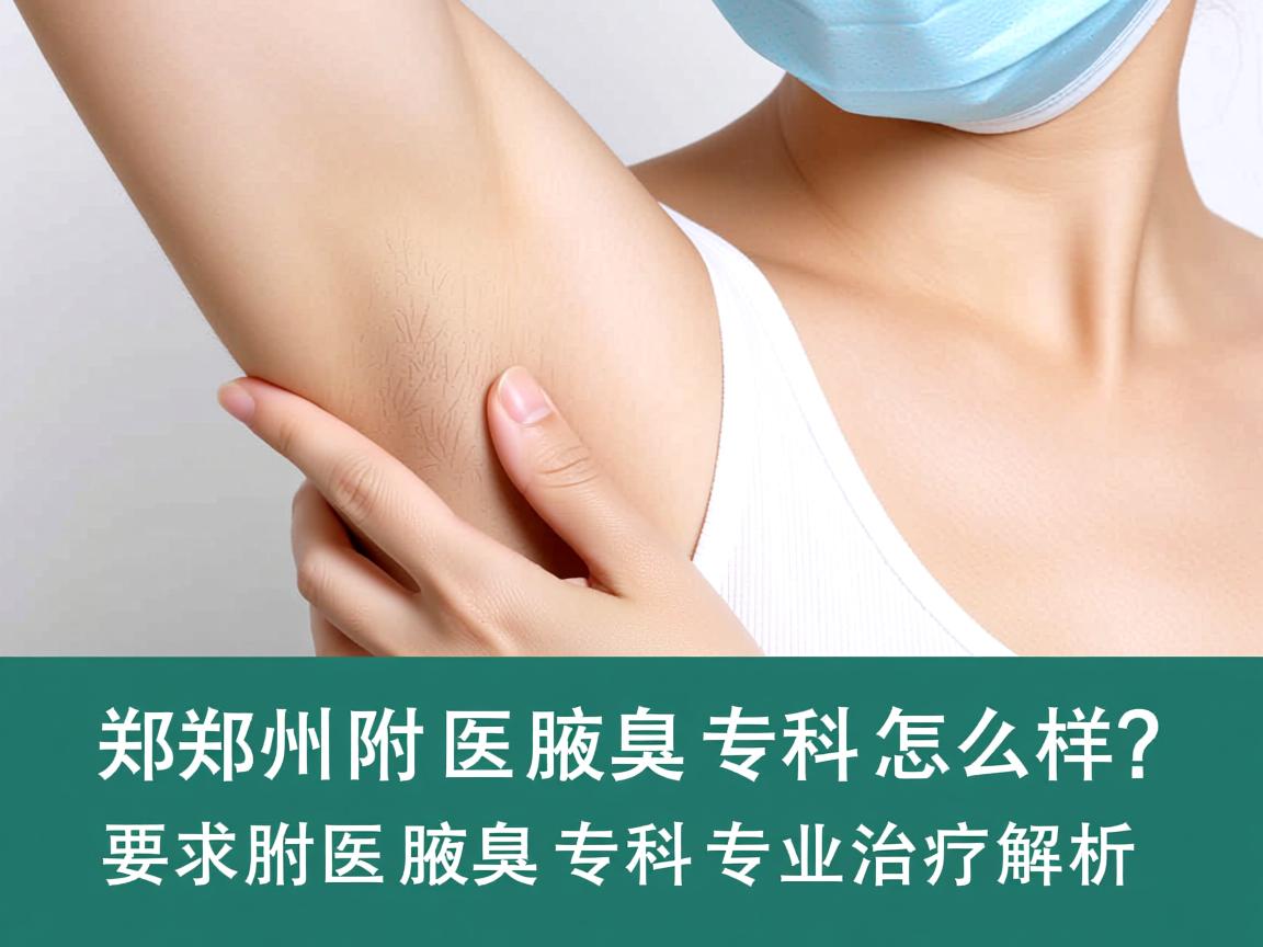 郑州附医腋臭专科怎么样？郑州附医腋臭专科专业治疗解析