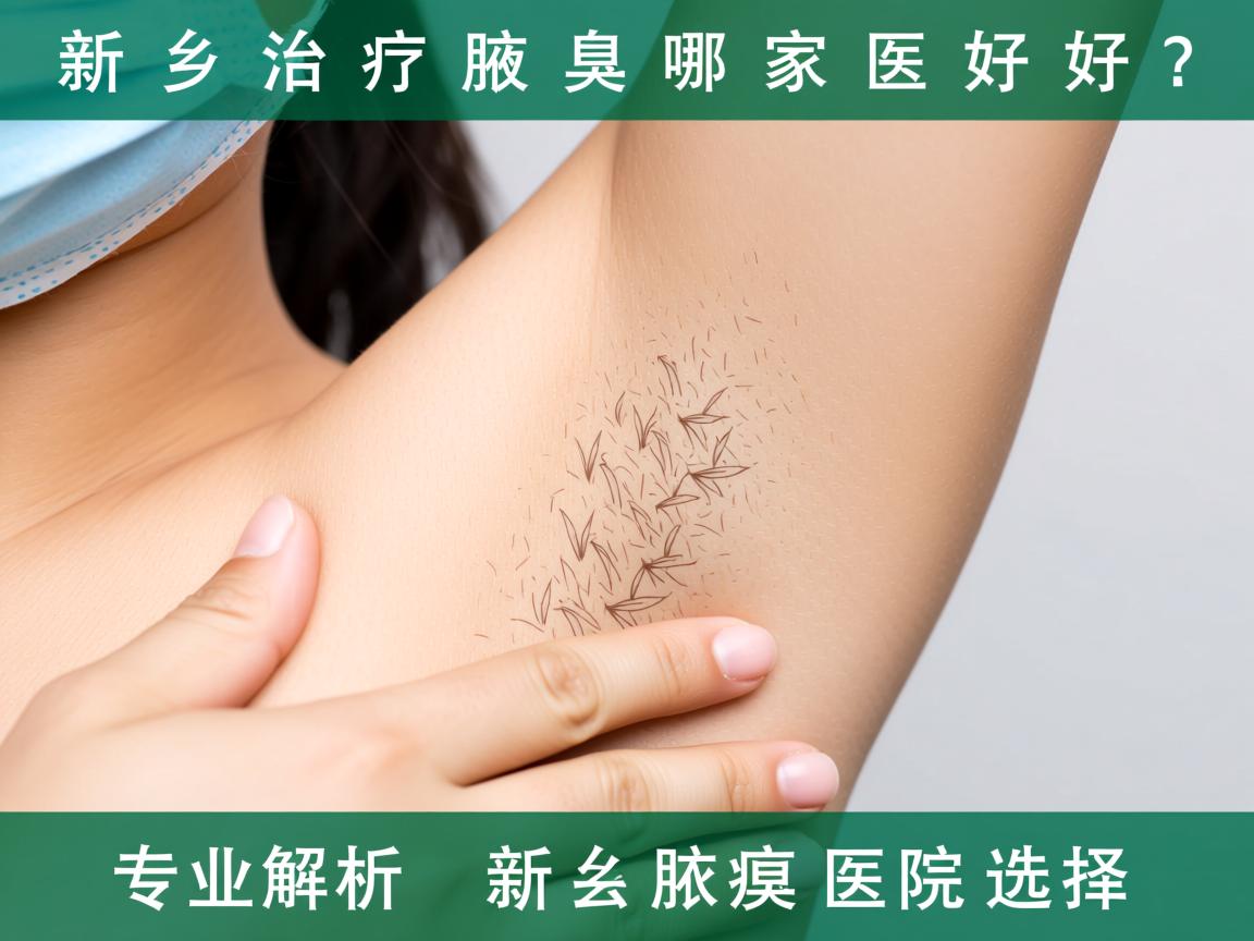 新乡治疗腋臭哪家医院好？专业解析新乡腋臭医院选择