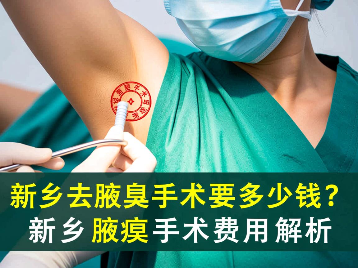 新乡去腋臭手术要多少钱?新乡腋臭手术费用解析 新乡去腋臭手术要多少钱?新乡腋臭手术费用解析