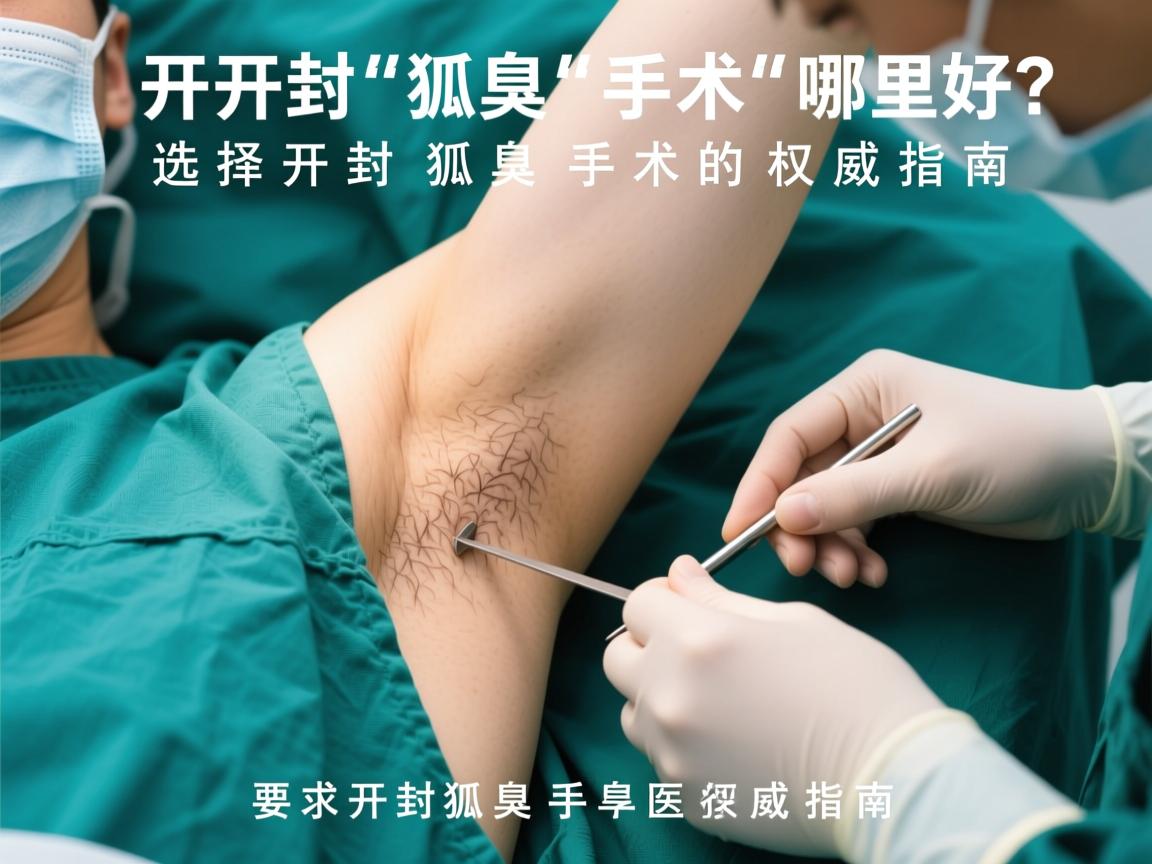 开封狐臭手术哪里好？选择开封狐臭手术的权威指南