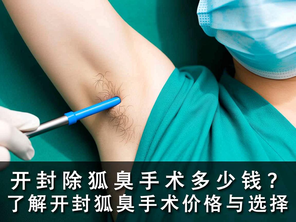 开封除狐臭手术多少钱?了解开封狐臭手术价格与选择 开封除狐臭手术多少钱?了解开封狐臭手术价格与选择