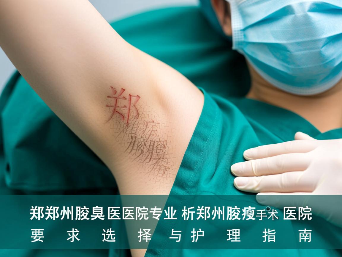 郑州腋臭医院专业解析,郑州腋臭手术医院的选择与护理指南 郑州腋臭医院专业解析,郑州腋臭手术医院的选择与护理指南