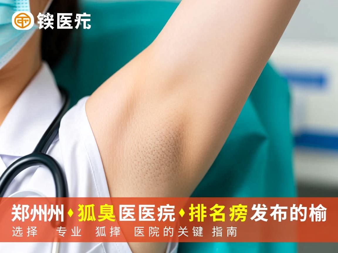 郑州狐臭医院排名榜发布，选择专业狐臭医院的关键指南