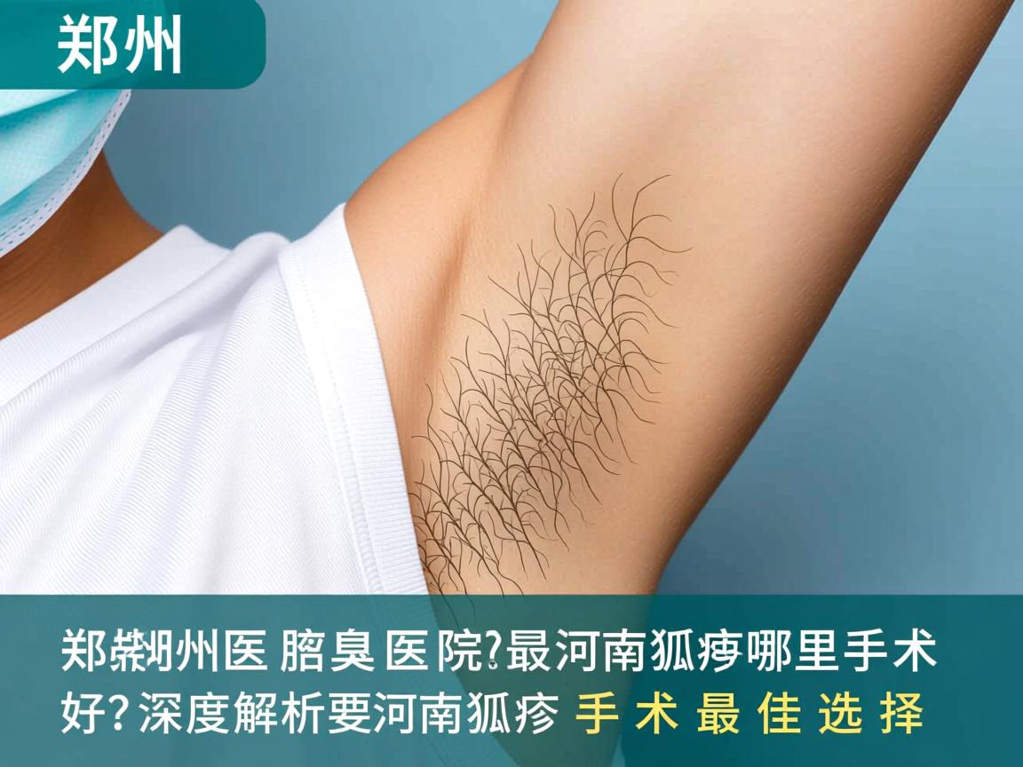 郑州附医腋臭医院，河南狐臭哪里手术最好？深度解析河南狐臭手术最佳选择