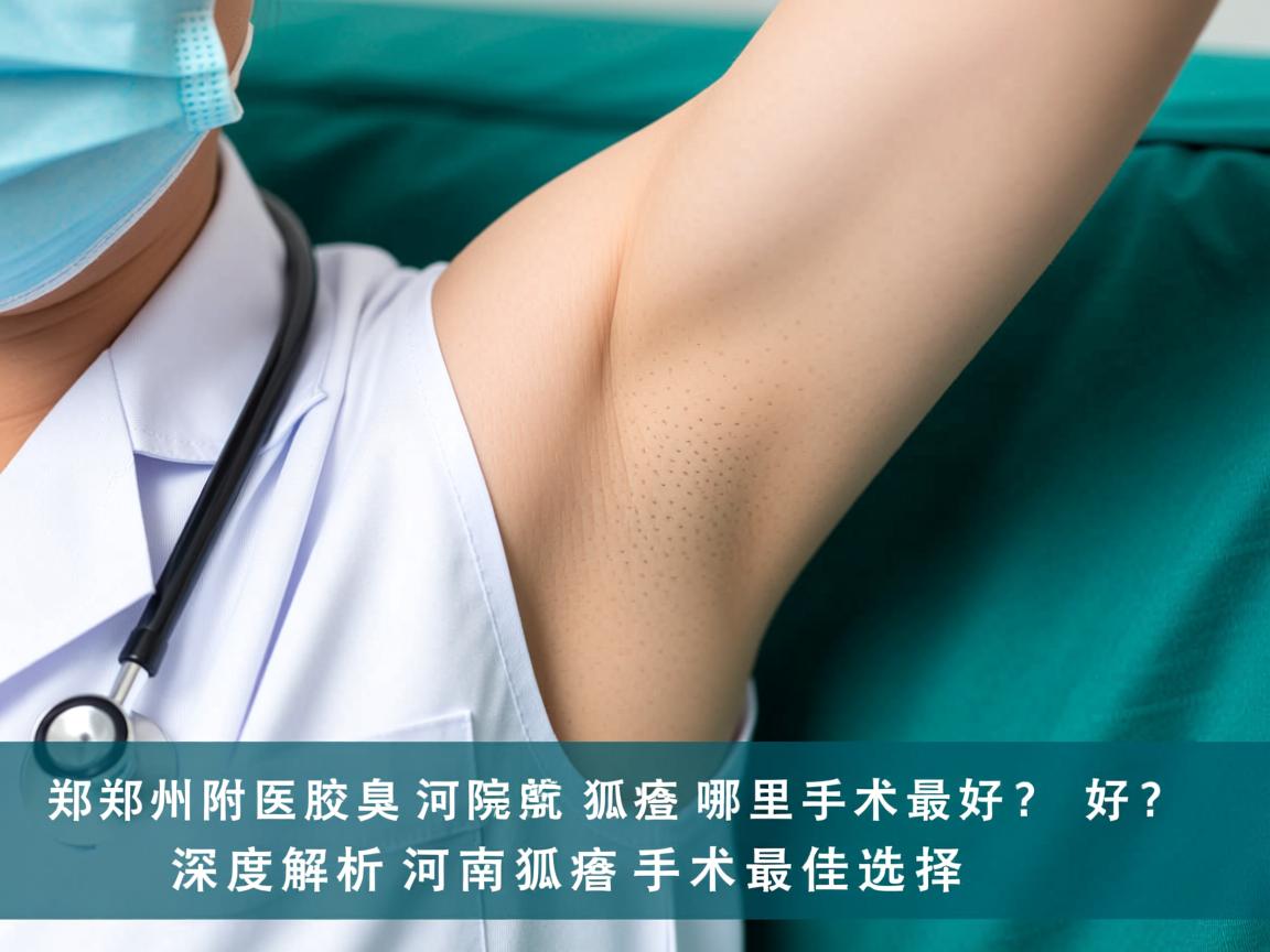 郑州附医腋臭医院，河南狐臭哪里手术最好？深度解析河南狐臭手术最佳选择