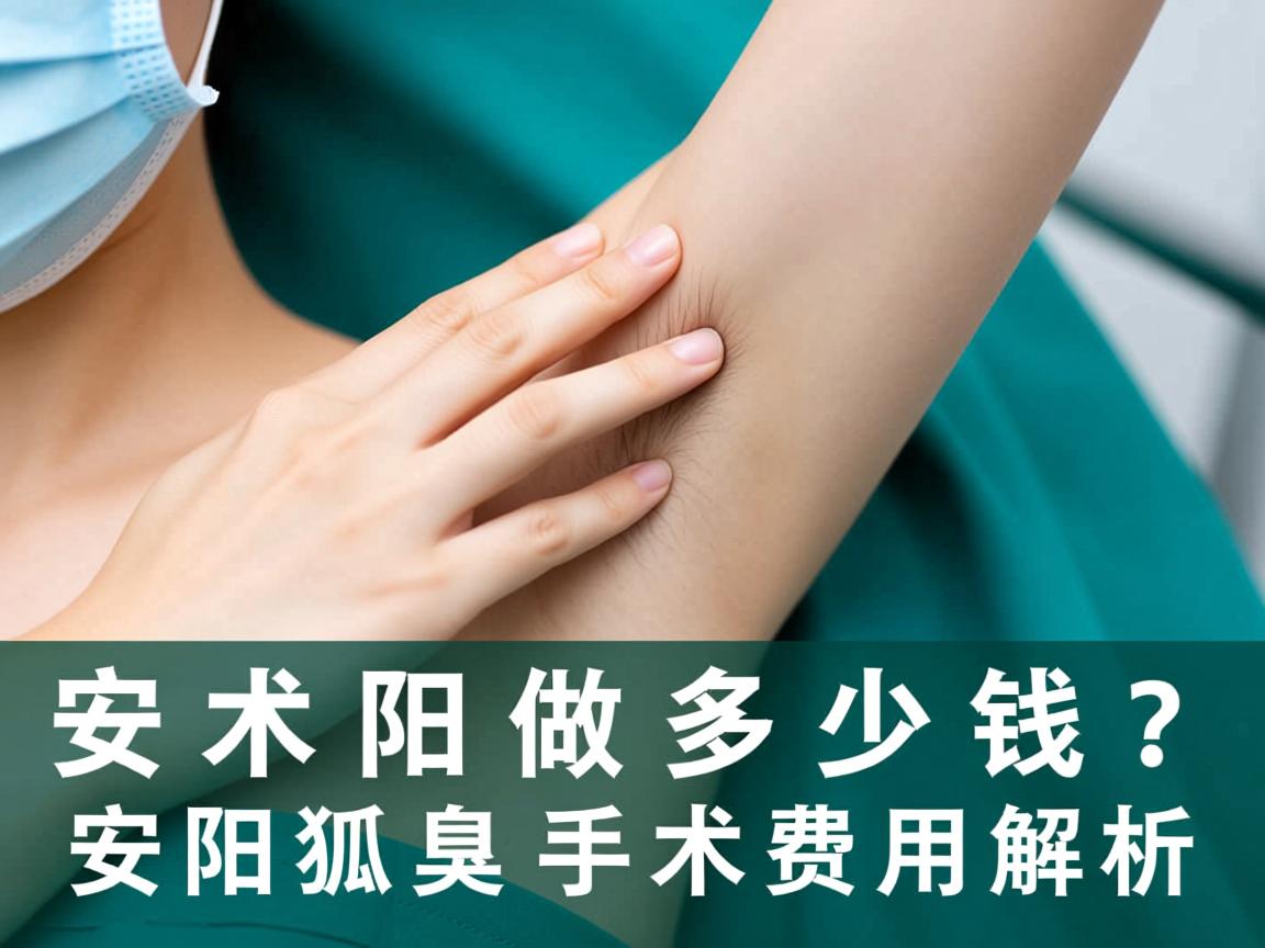 狐臭手术安阳做多少钱？安阳狐臭手术费用解析