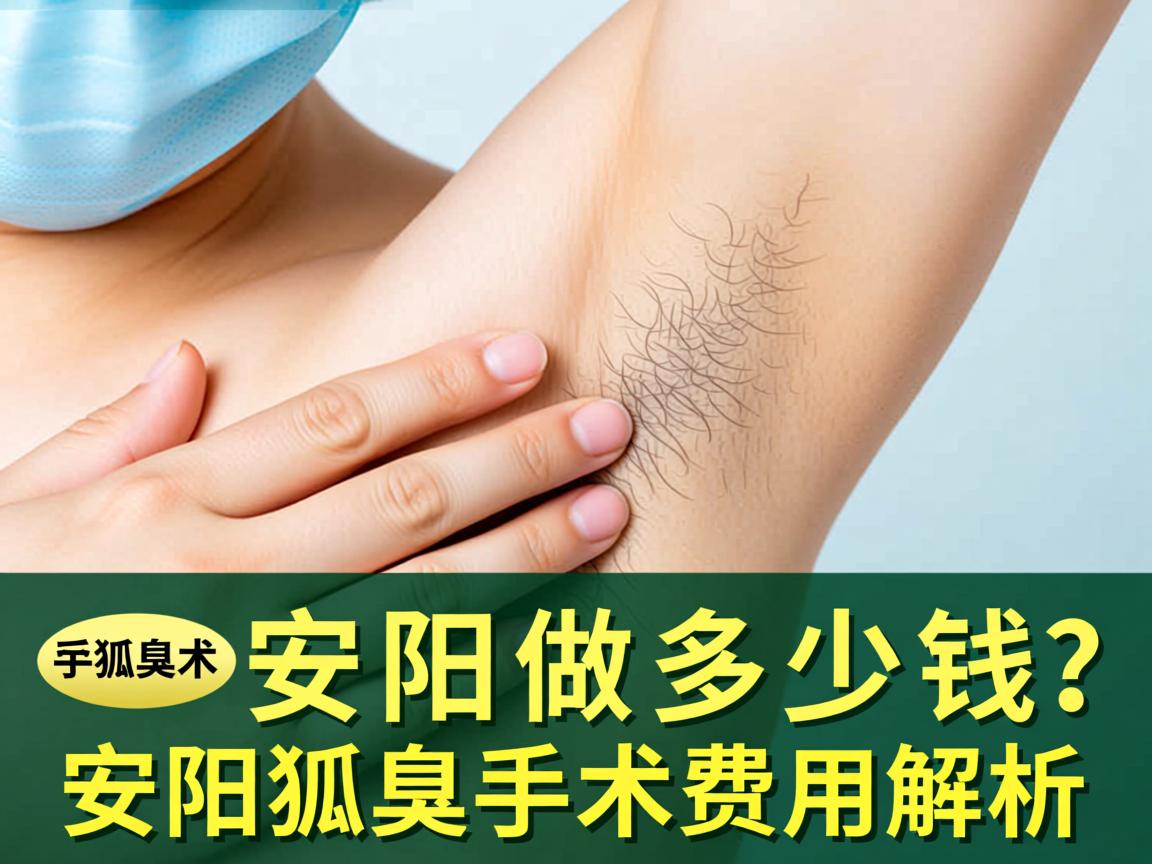 狐臭手术安阳做多少钱？安阳狐臭手术费用解析