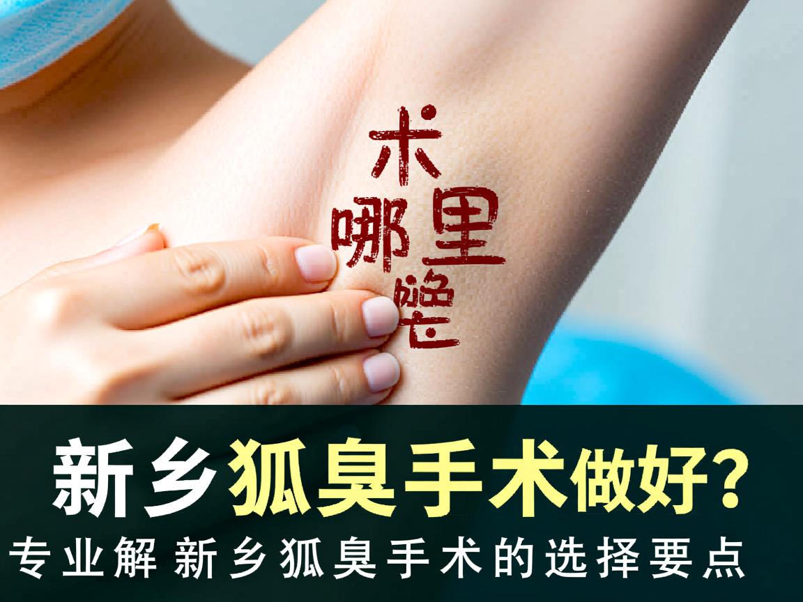 新乡狐臭手术哪里做好？专业解析新乡狐臭手术的选择要点