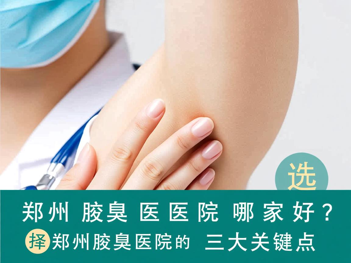 郑州腋臭医院哪家好?选择郑州腋臭医院的三大关键点 郑州腋臭医院哪家好?选择郑州腋臭医院的三大关键点