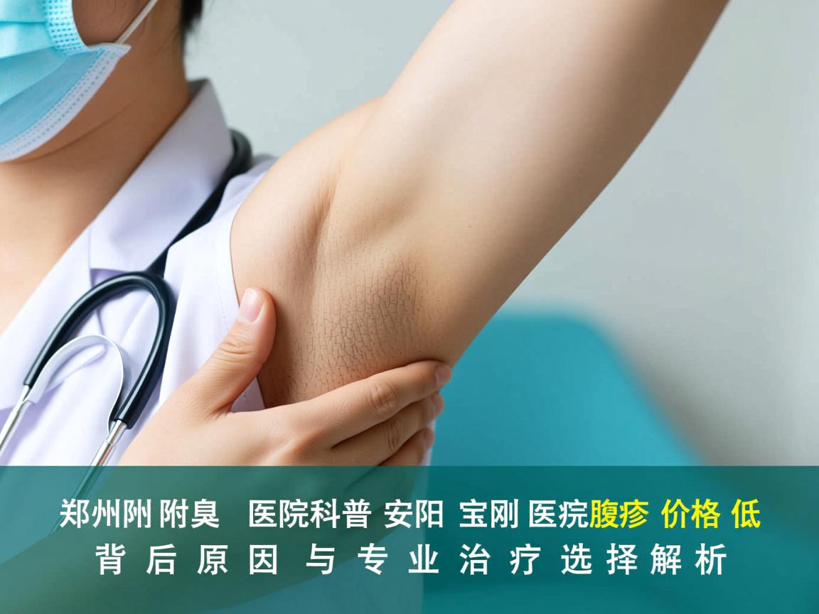 郑州附医腋臭医院科普，安阳宝刚医院腋臭价格低，背后原因与专业治疗选择解析