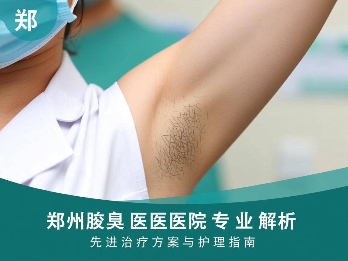 郑州腋臭医院专业解析，郑州附医腋臭医院的先进治疗方案与护理指南