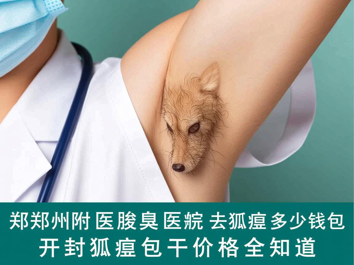 郑州附医腋臭医院解析，开封去狐臭多少钱包干，开封狐臭包干价格全知道