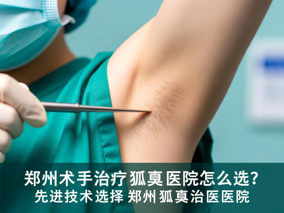郑州手术治疗狐臭医院怎么选？先进技术选择郑州狐臭治疗医院