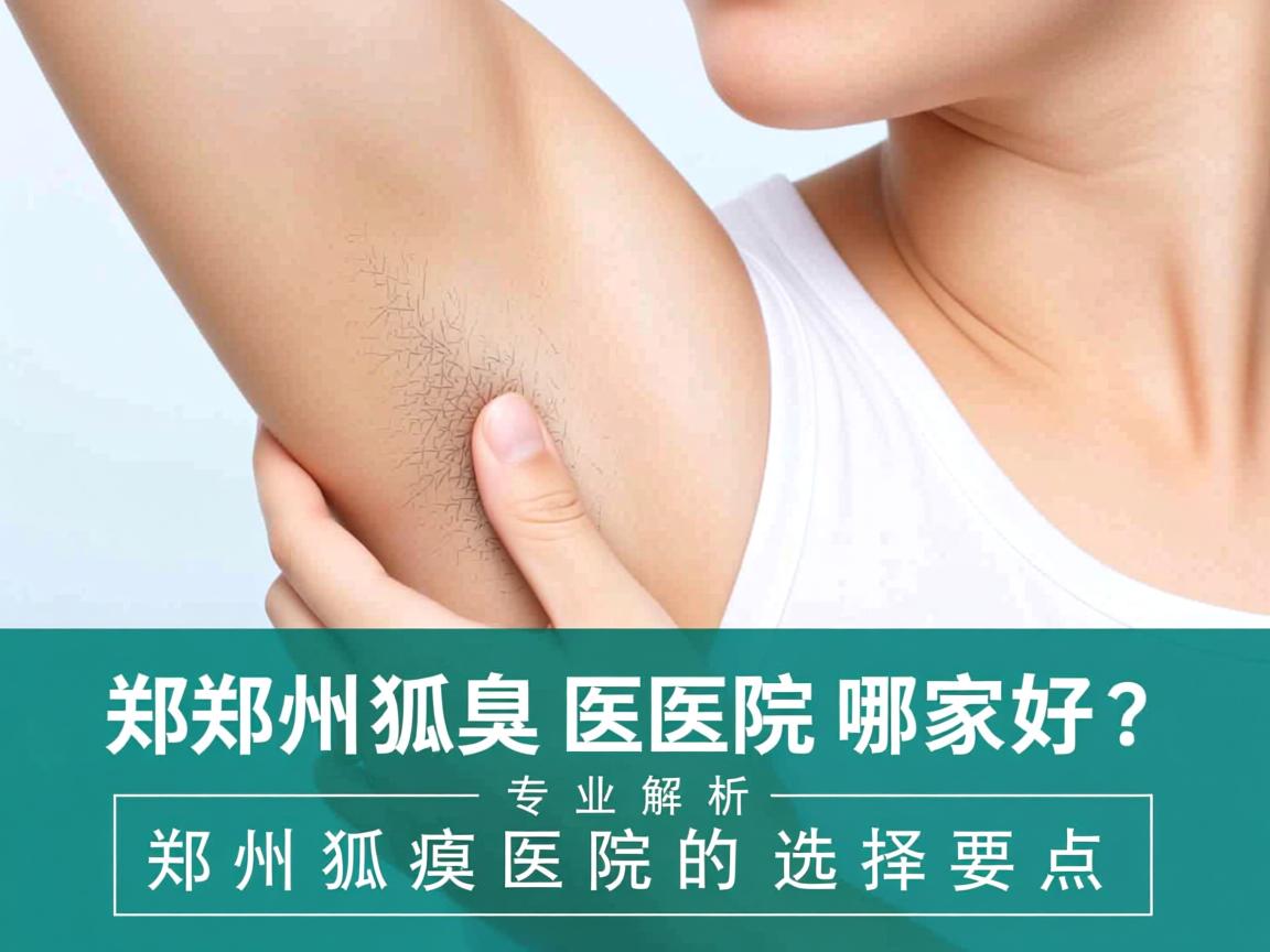 郑州狐臭医院哪家好？专业解析郑州狐臭医院的选择要点