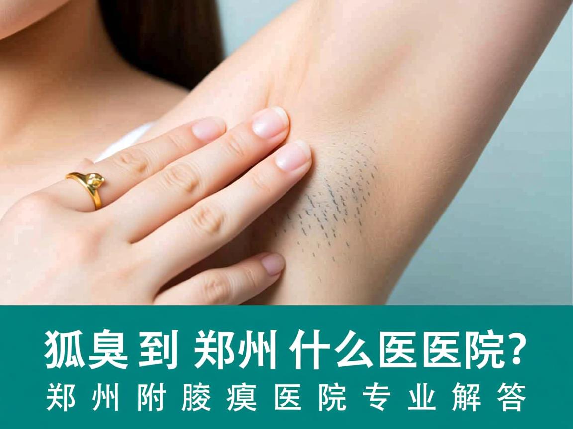 狐臭到郑州什么医院？郑州附医腋臭医院专业解答