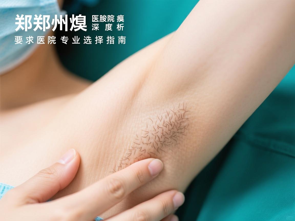 郑州腋臭医院深度解析，郑州腋臭医院专业选择指南