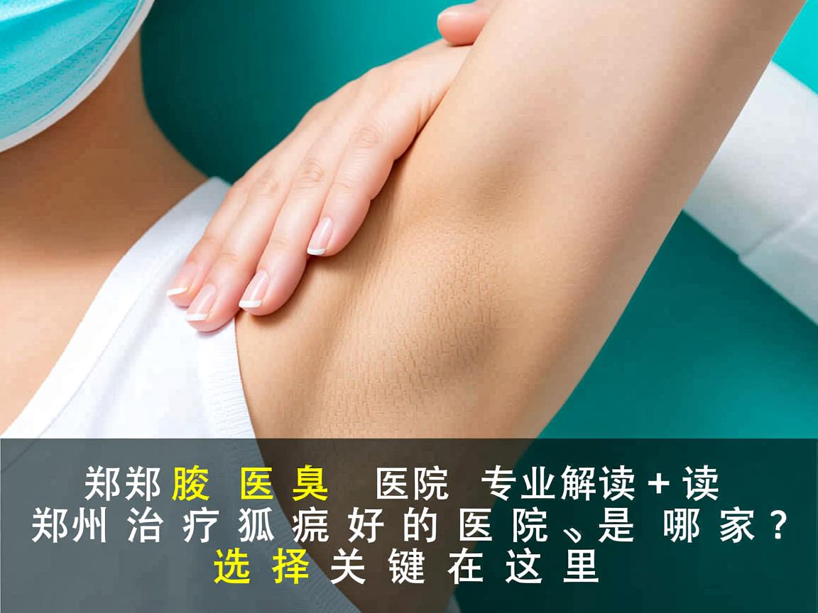 郑州腋臭医院专业解读，郑州治疗狐臭好的医院是哪家？选择关键在这里