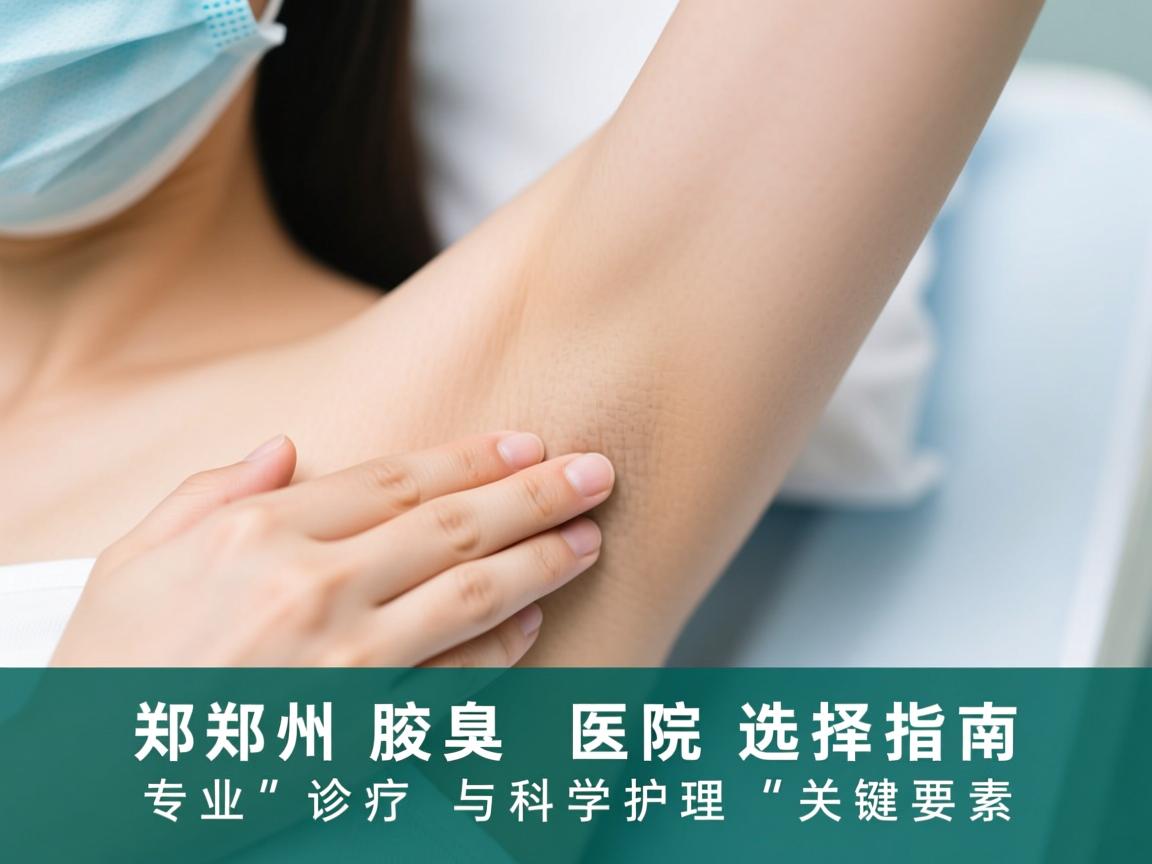 郑州腋臭医院选择指南，专业诊疗与科学护理的关键要素