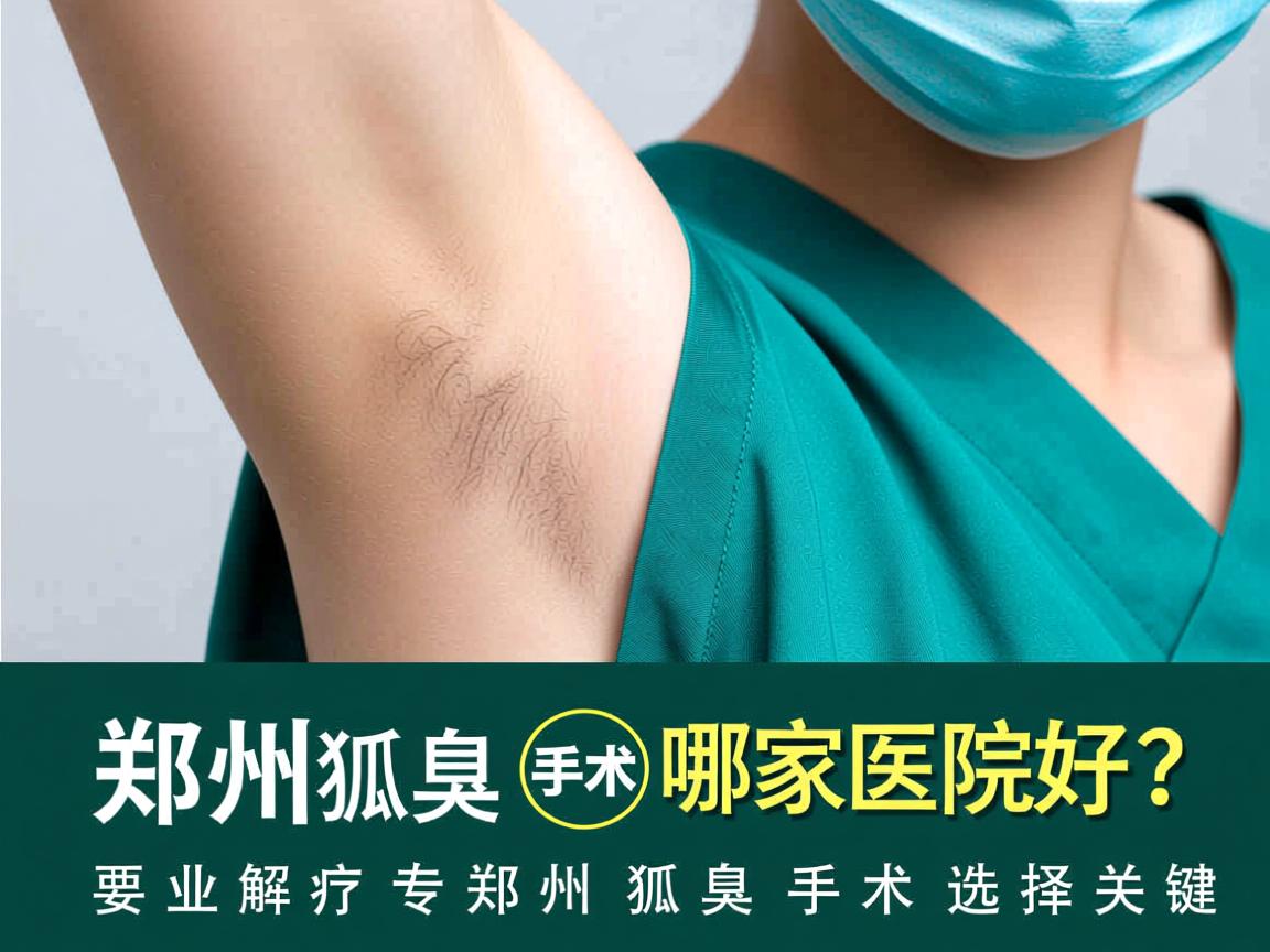 郑州狐臭手术哪家医院好？专业解析郑州狐臭手术选择关键