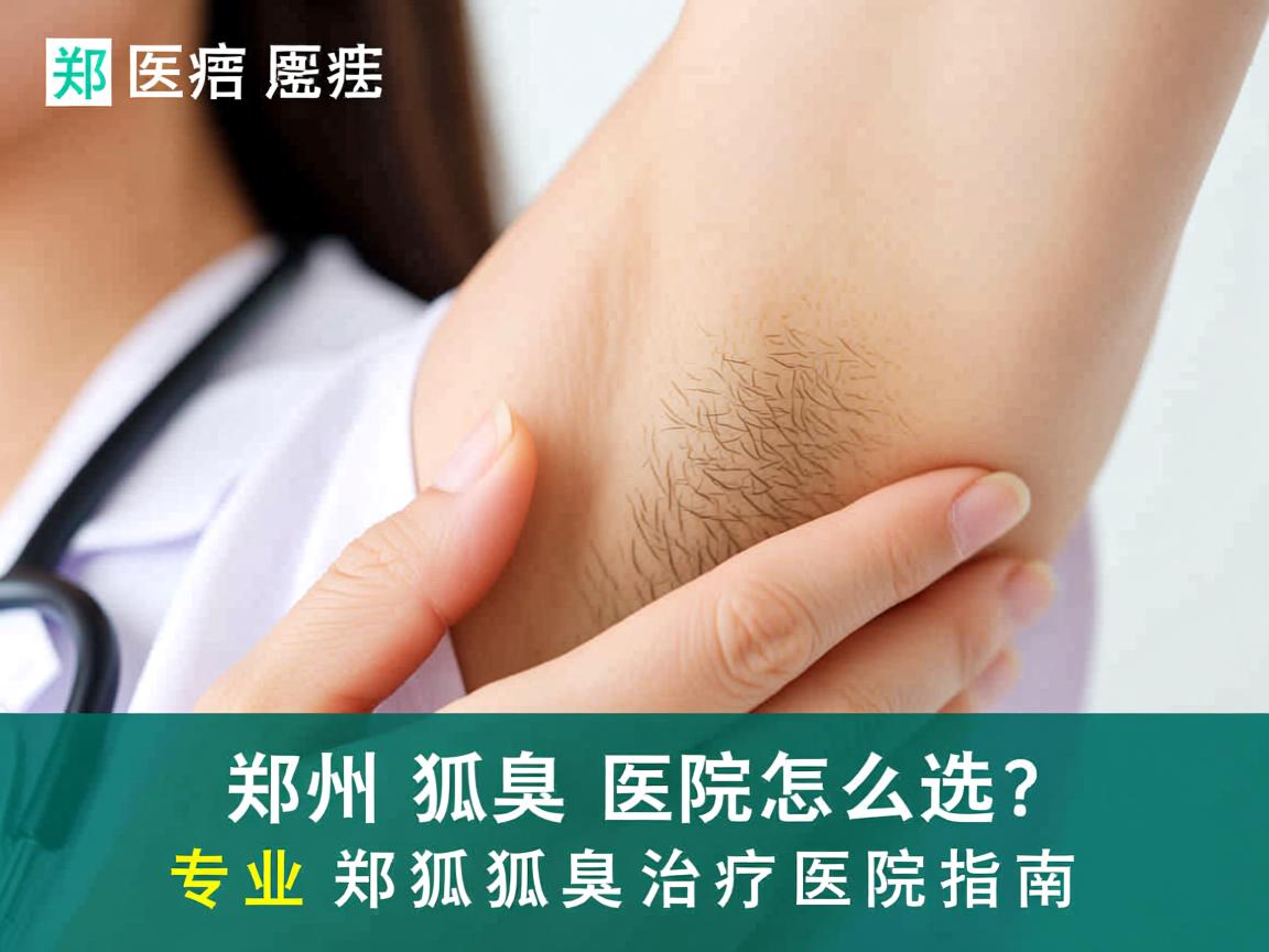 郑州狐臭医院怎么选？专业郑州狐臭治疗医院指南