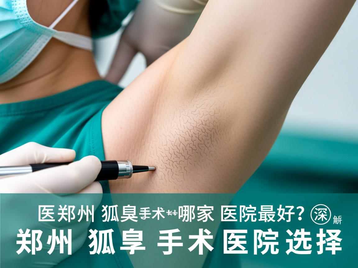 郑州狐臭手术哪家医院最好？深度解析郑州狐臭手术医院选择