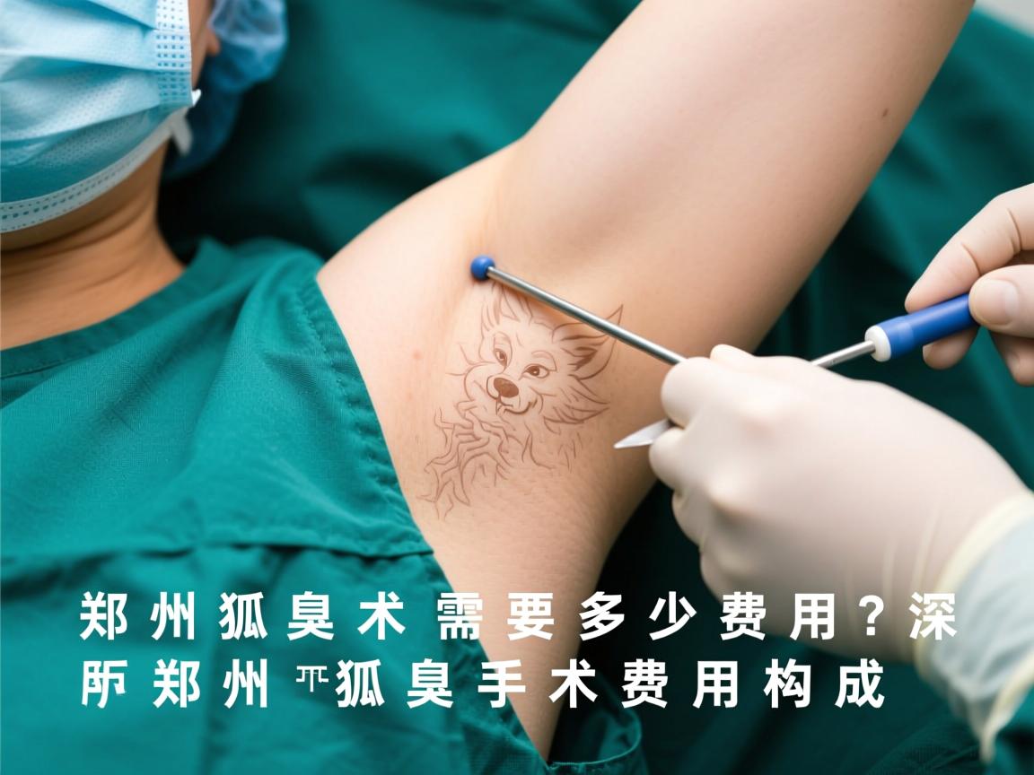 郑州狐臭手术需要多少费用？深度解析郑州狐臭手术费用构成