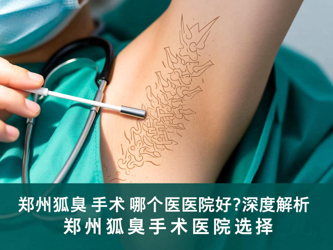 郑州狐臭手术哪个医院好？深度解析郑州狐臭手术医院选择
