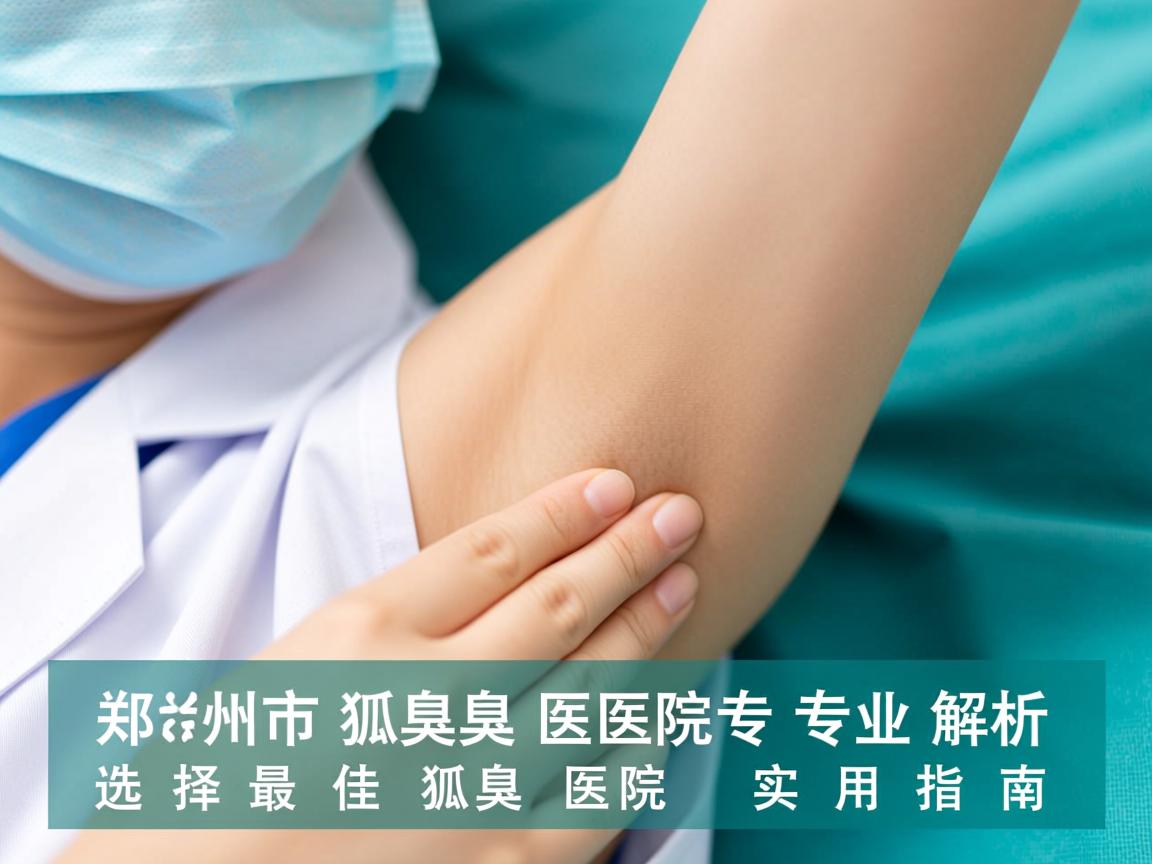 郑州市狐臭医院专业解析，选择最佳狐臭医院的实用指南
