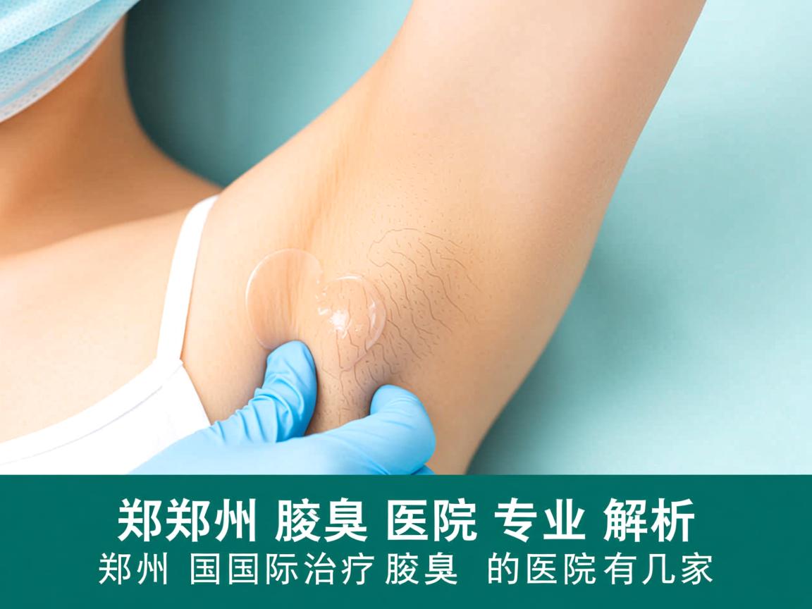 郑州腋臭医院专业解析，郑州国际治疗腋臭的医院有几家