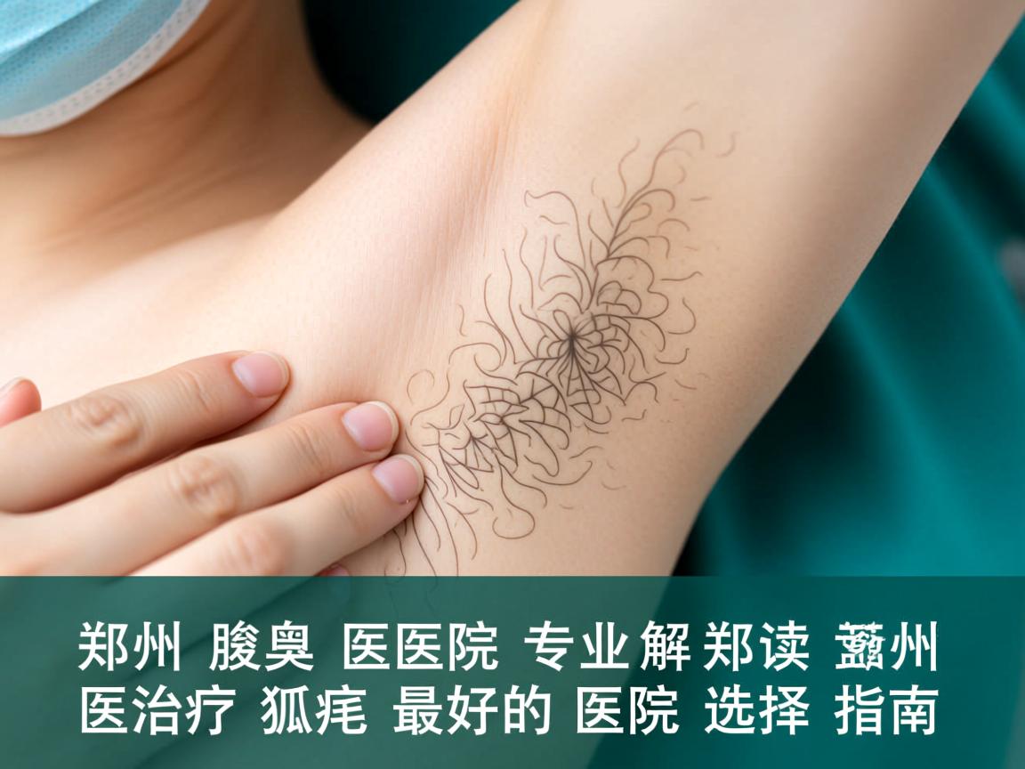 郑州腋臭医院专业解读，郑州医院治疗狐臭最好的医院选择指南