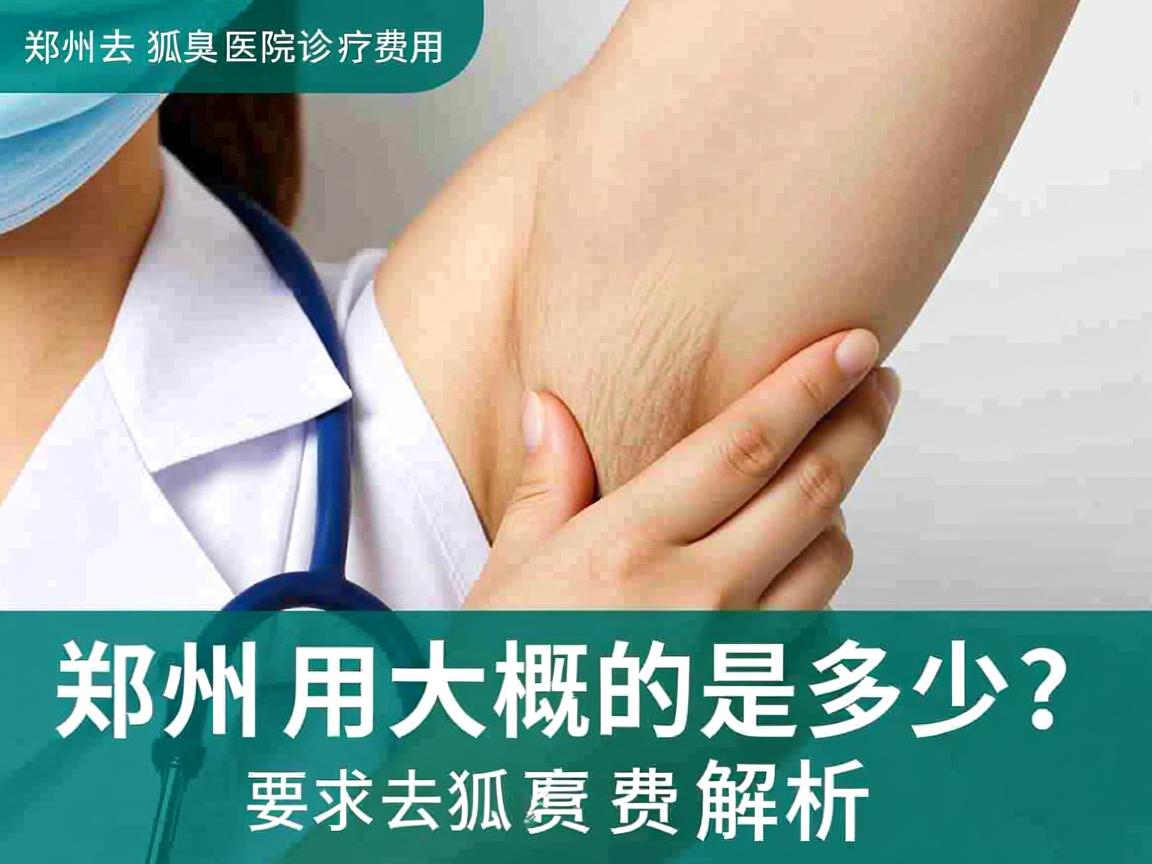 郑州去狐臭医院诊疗费用大概是多少？郑州去狐臭费用解析