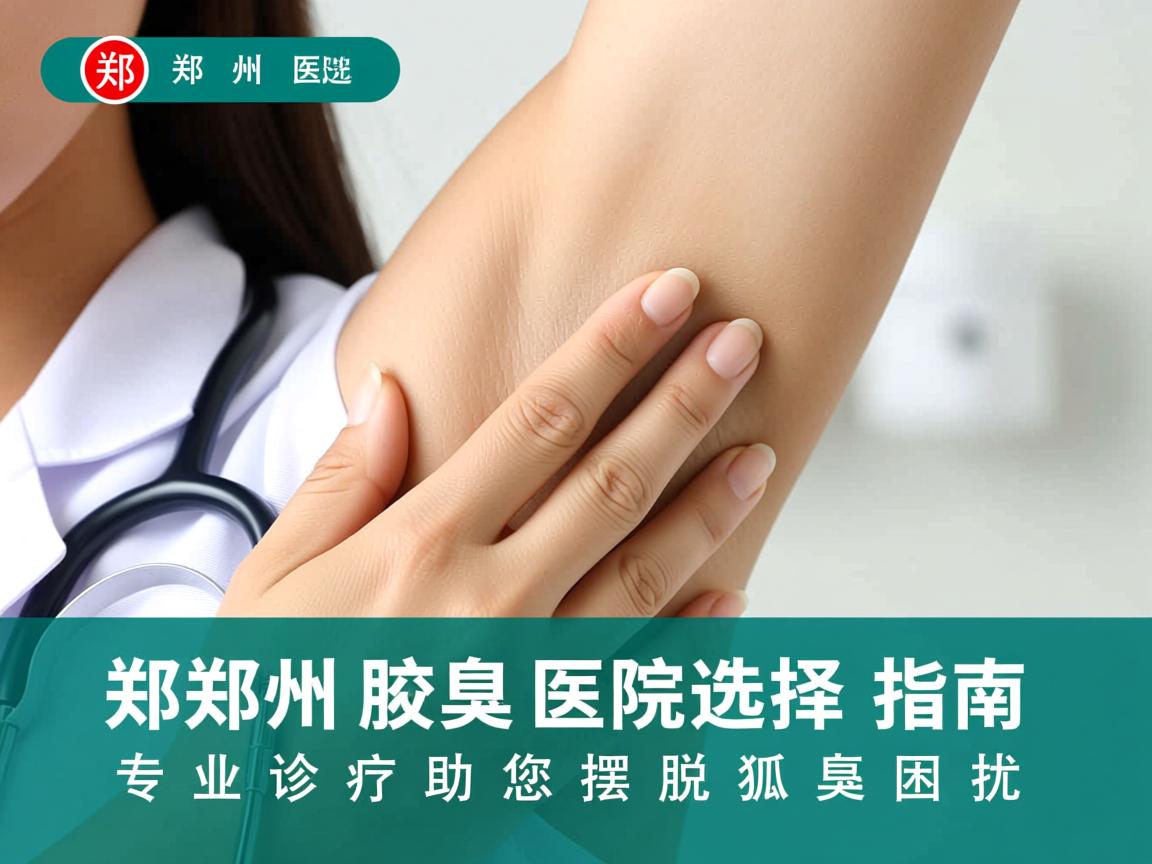 郑州腋臭医院选择指南，专业诊疗助您摆脱狐臭困扰