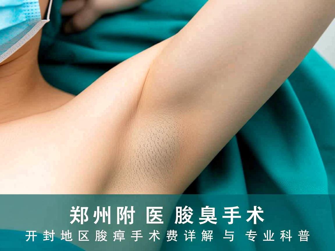郑州附医腋臭手术，开封地区腋臭手术费用详解与专业科普