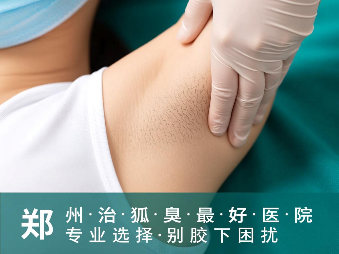 郑州治狐臭最好医院，专业选择，告别腋下困扰