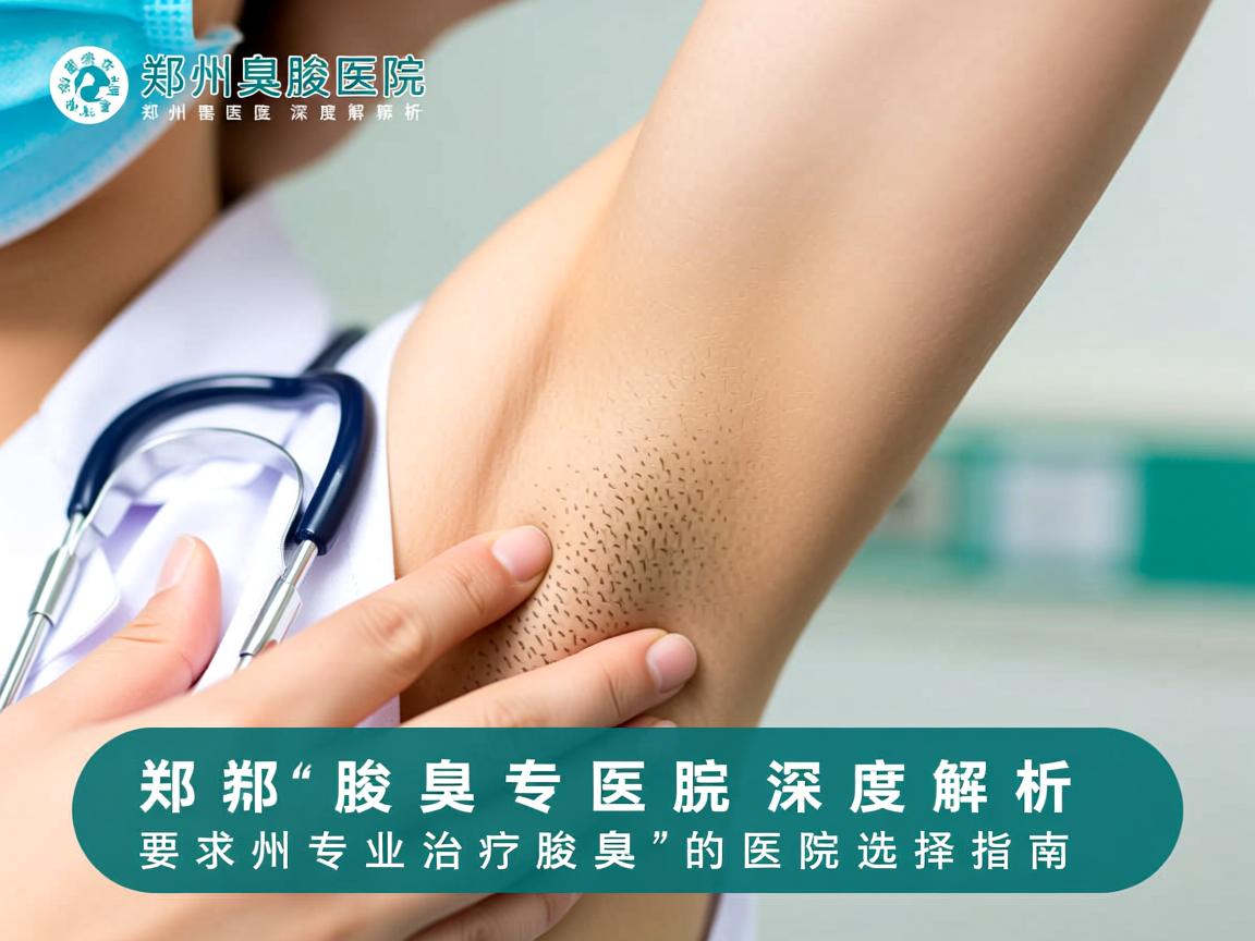 郑州腋臭医院深度解析，郑州专业治疗腋臭的医院选择指南
