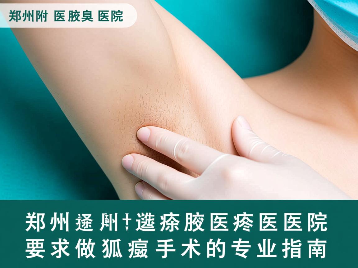 郑州附医腋臭医院，选择郑州附医腋臭医院做狐臭手术的专业指南
