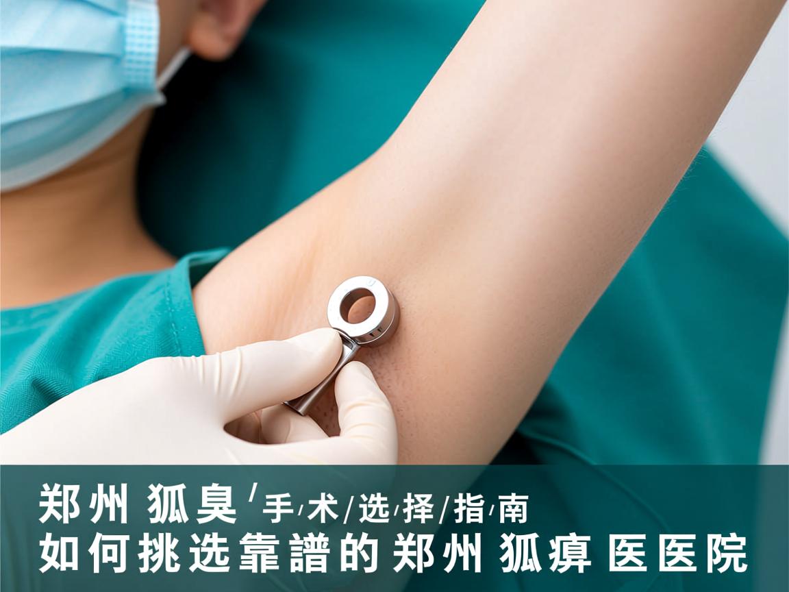 郑州狐臭手术选择指南，如何挑选靠谱的郑州狐臭医院