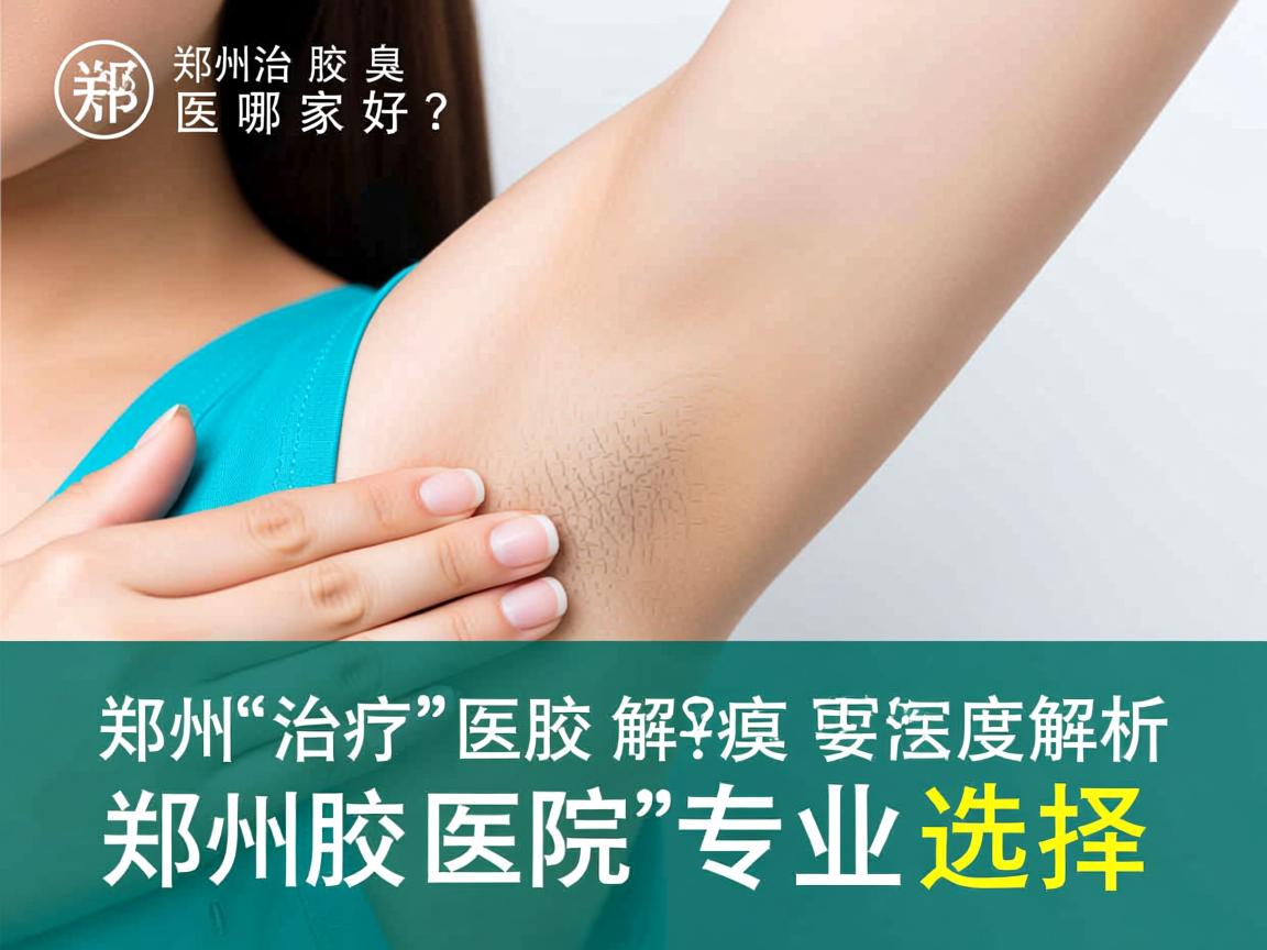 郑州治疗腋臭医院哪家好？深度解析郑州腋臭医院的专业选择