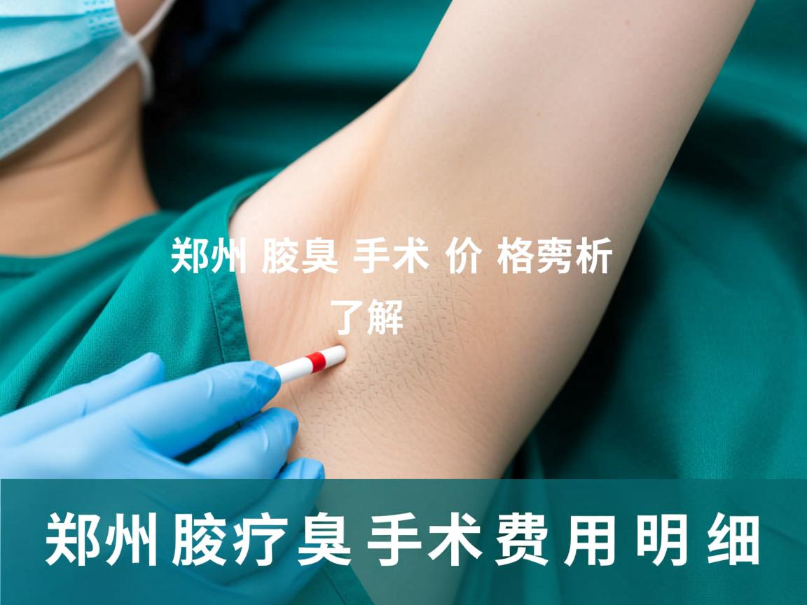 郑州腋臭手术价格解析,了解郑州腋臭手术费用明细 郑州腋臭手术价格解析,了解郑州腋臭手术费用明细