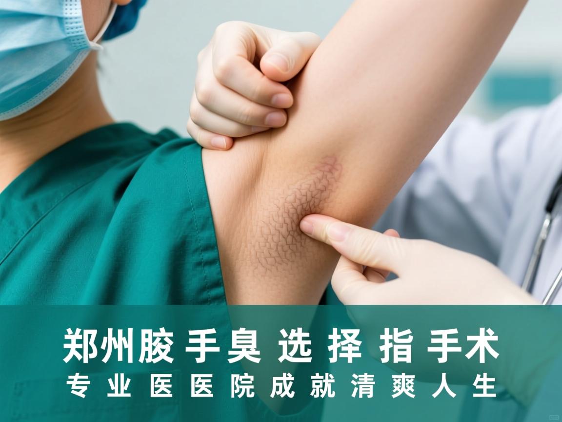 郑州腋臭手术医院选择指南，专业医院成就清爽人生
