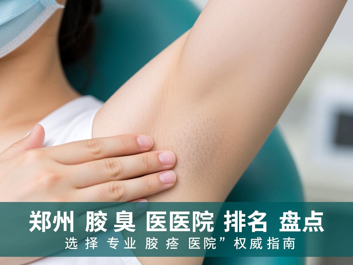 郑州腋臭医院排名盘点，选择专业腋臭医院的权威指南