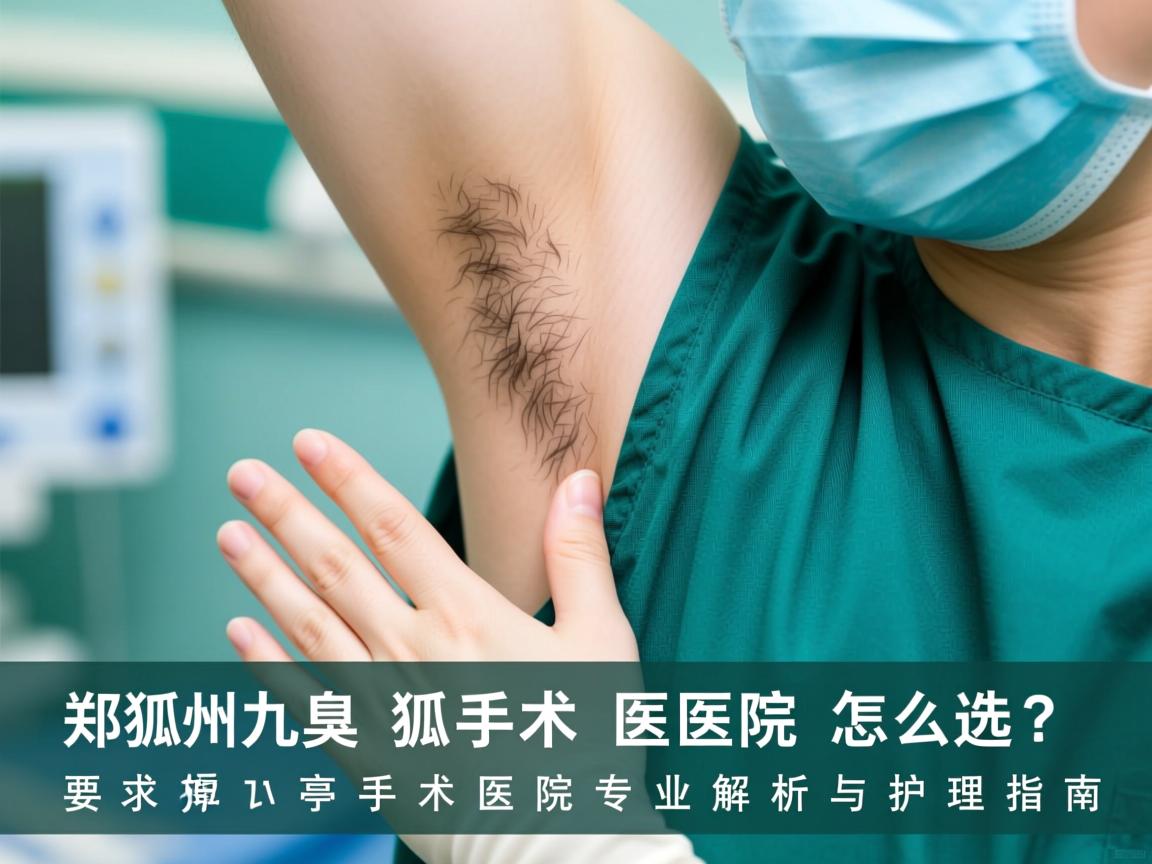 狐臭手术医院怎么选?郑州九亭狐臭手术医院专业解析与护理指南 狐臭手术医院怎么选?郑州九亭狐臭手术医院专业解析与护理指南
