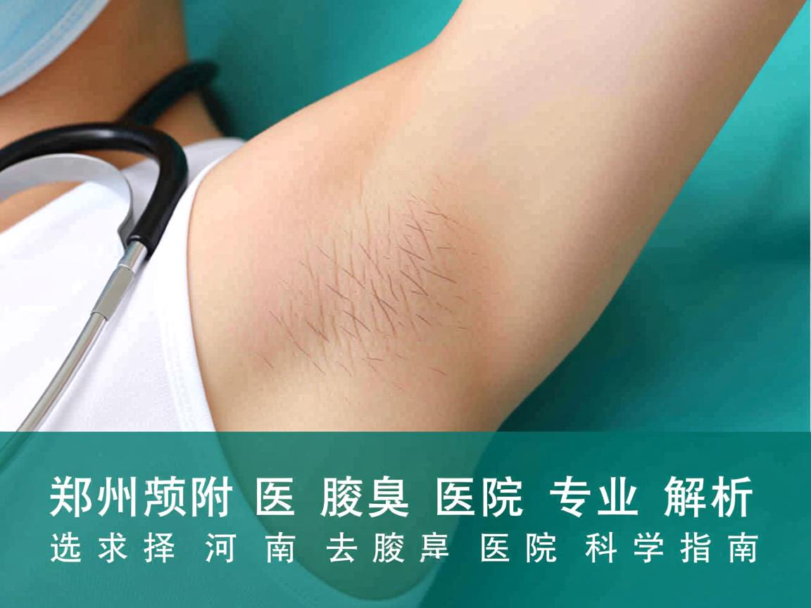 郑州附医腋臭医院专业解析,选择河南去腋臭医院的科学指南 郑州附医腋臭医院专业解析,选择河南去腋臭医院的科学指南