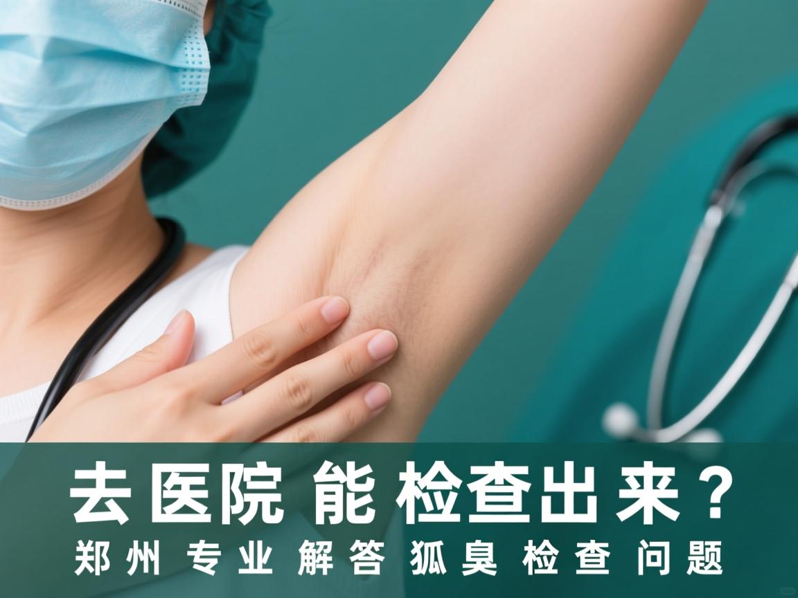 狐臭去医院能检查出来吗？郑州专业解答狐臭检查问题