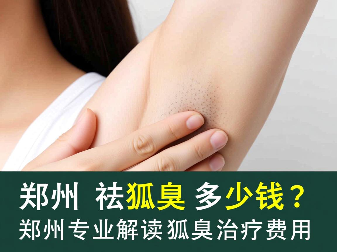 郑州祛狐臭多少钱？郑州专业解读狐臭治疗费用