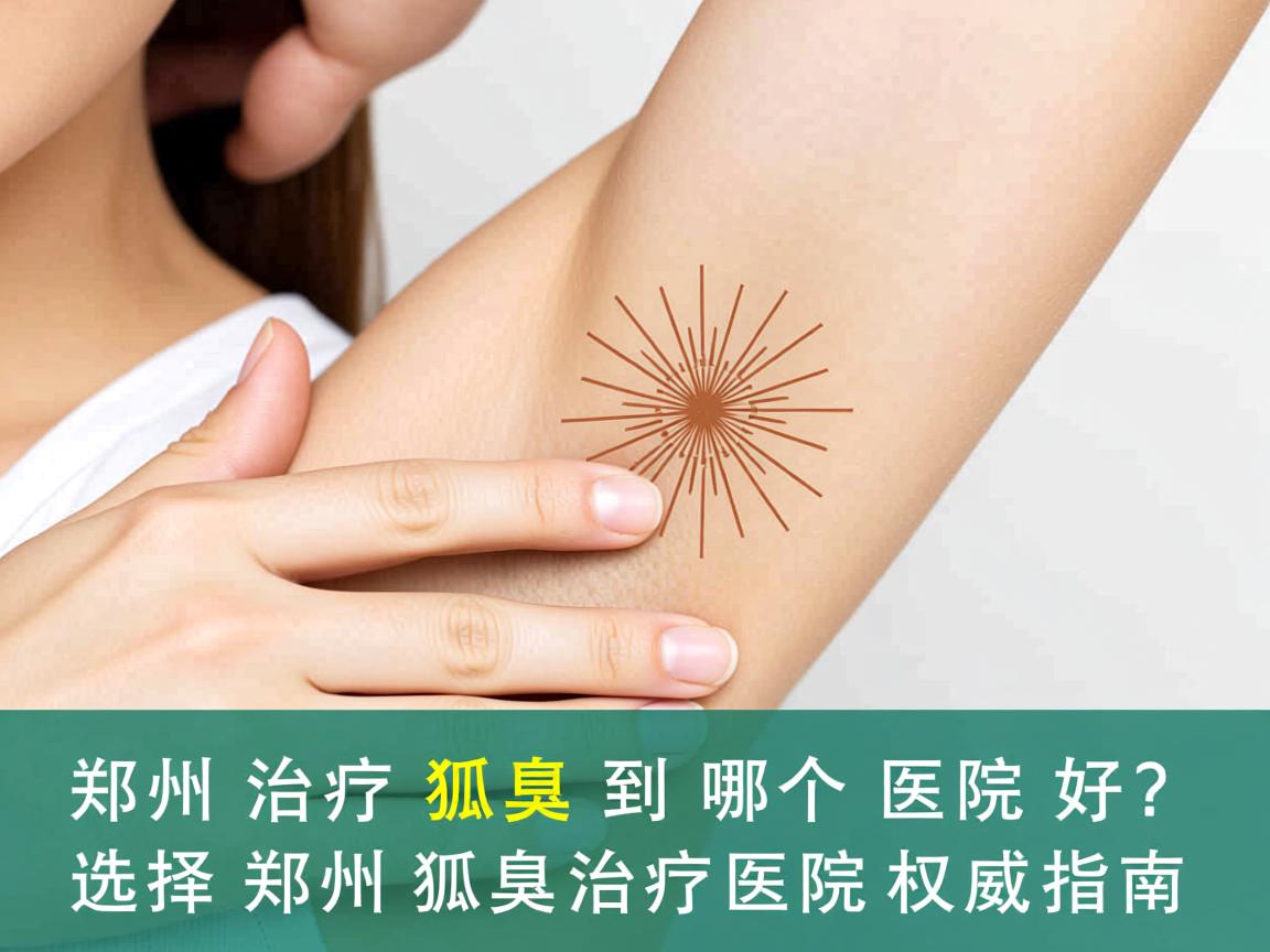 郑州治疗狐臭到哪个医院好？选择郑州狐臭治疗医院的权威指南